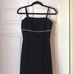 Long black formal dress